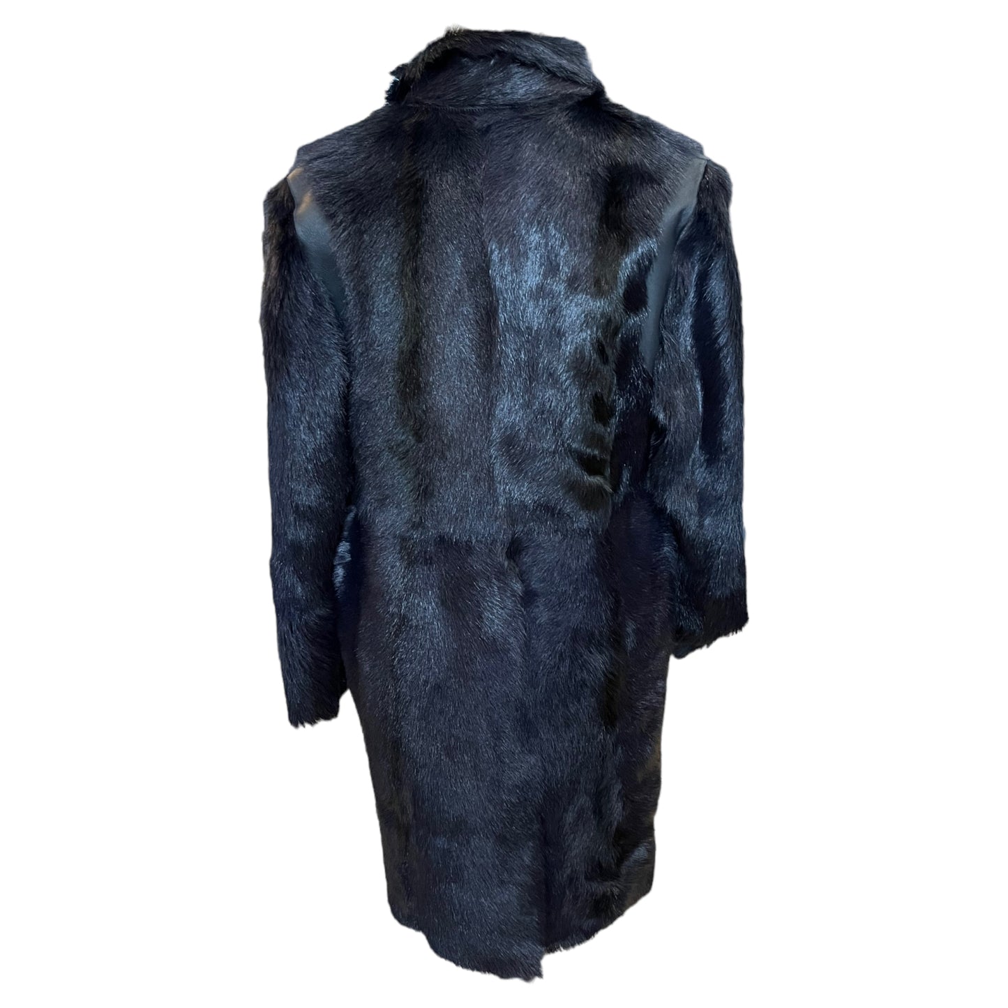 Riani Navy Fur Reversible Coat