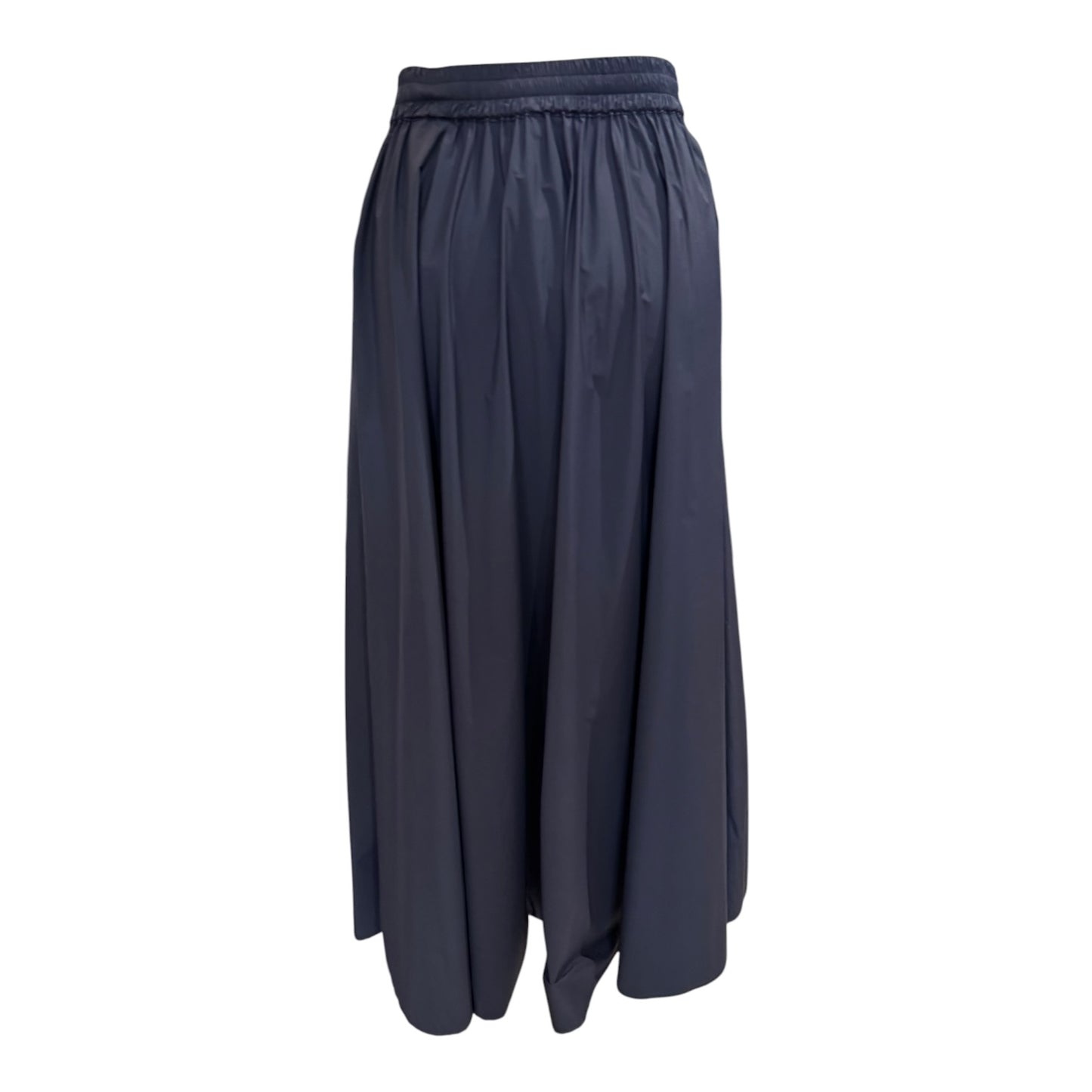 Herno Navy Stretch Nylon Midi Skirt - 10