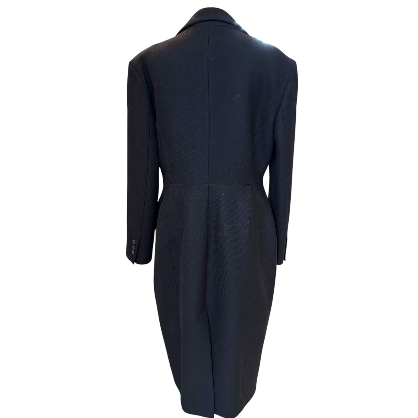 Karen Millen Black Wool Coat - 12/14