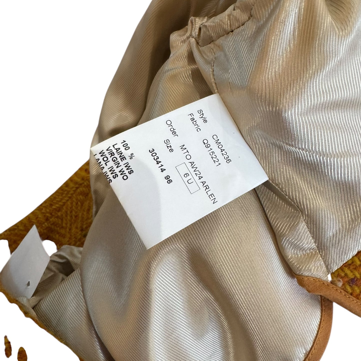 Magee 'Arlene' Mustard Tweed Coat