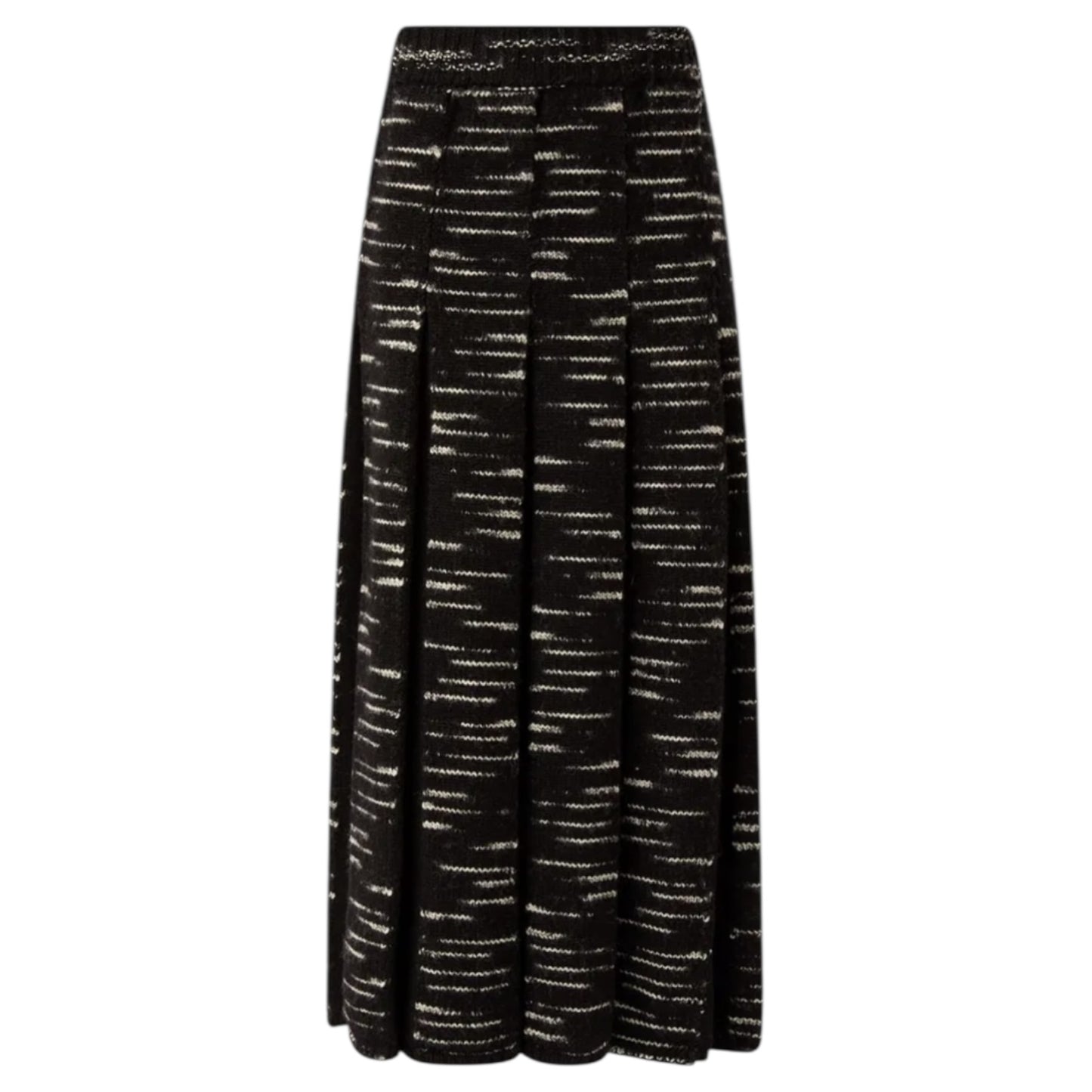 Joseph Black and White Printed Yarn Skirt - 10