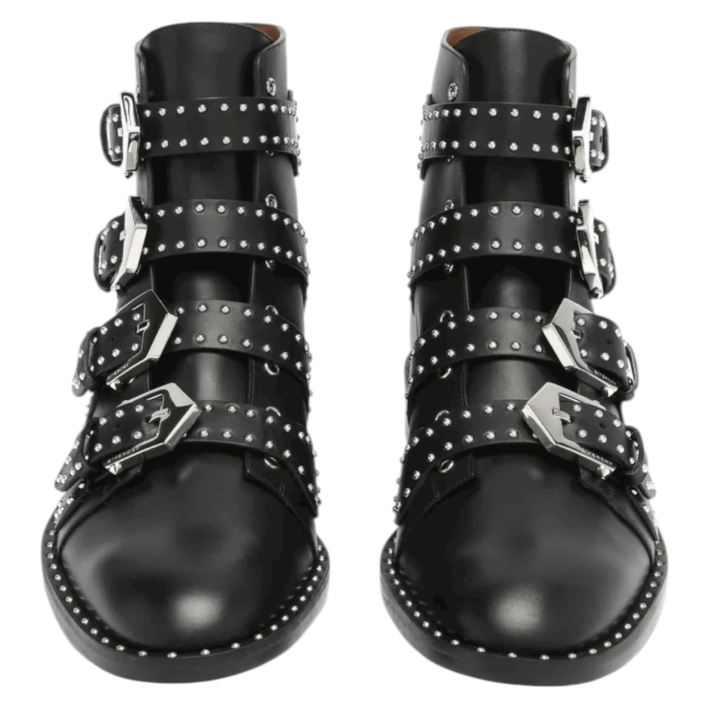 Givenchy Elegant Studded Leather Ankle Boots - 36/3