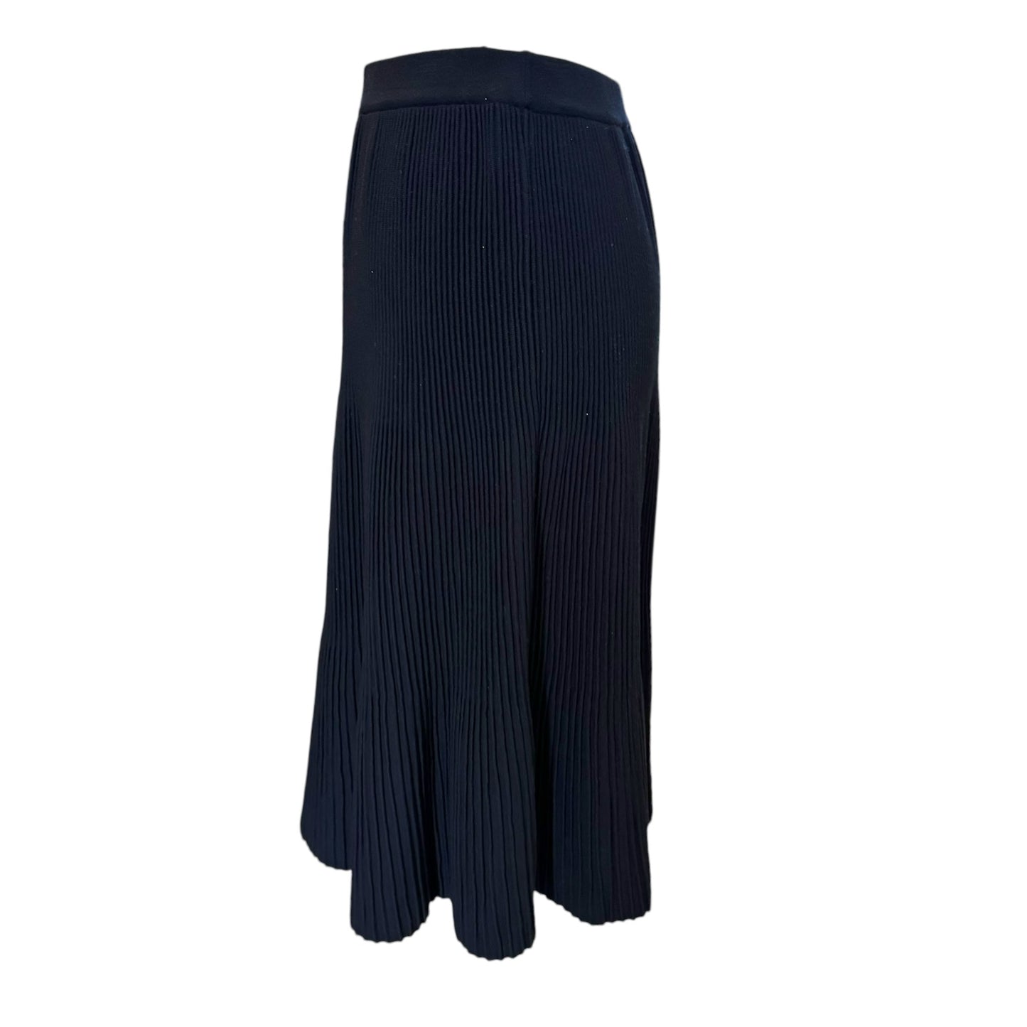 Max Mara Black Pleated Skirt - 10