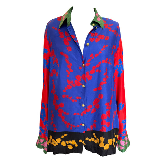 Escada Multicolour Silk Blouse - 12/14