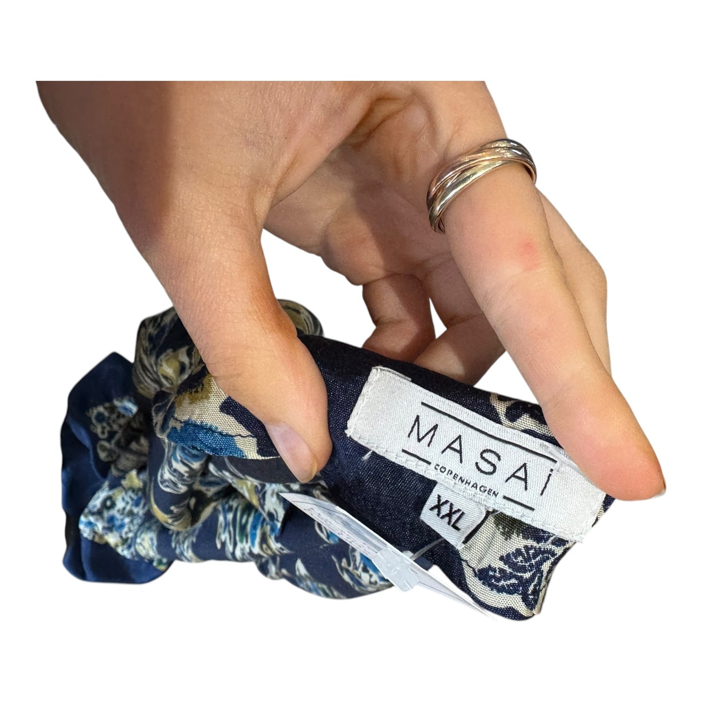 Masai Navy Mustard Floral Dress - 10
