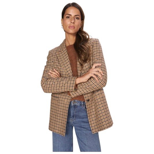 Mos Mosh Camel and Black Big Dipper Brana Grafite Blazer - 10