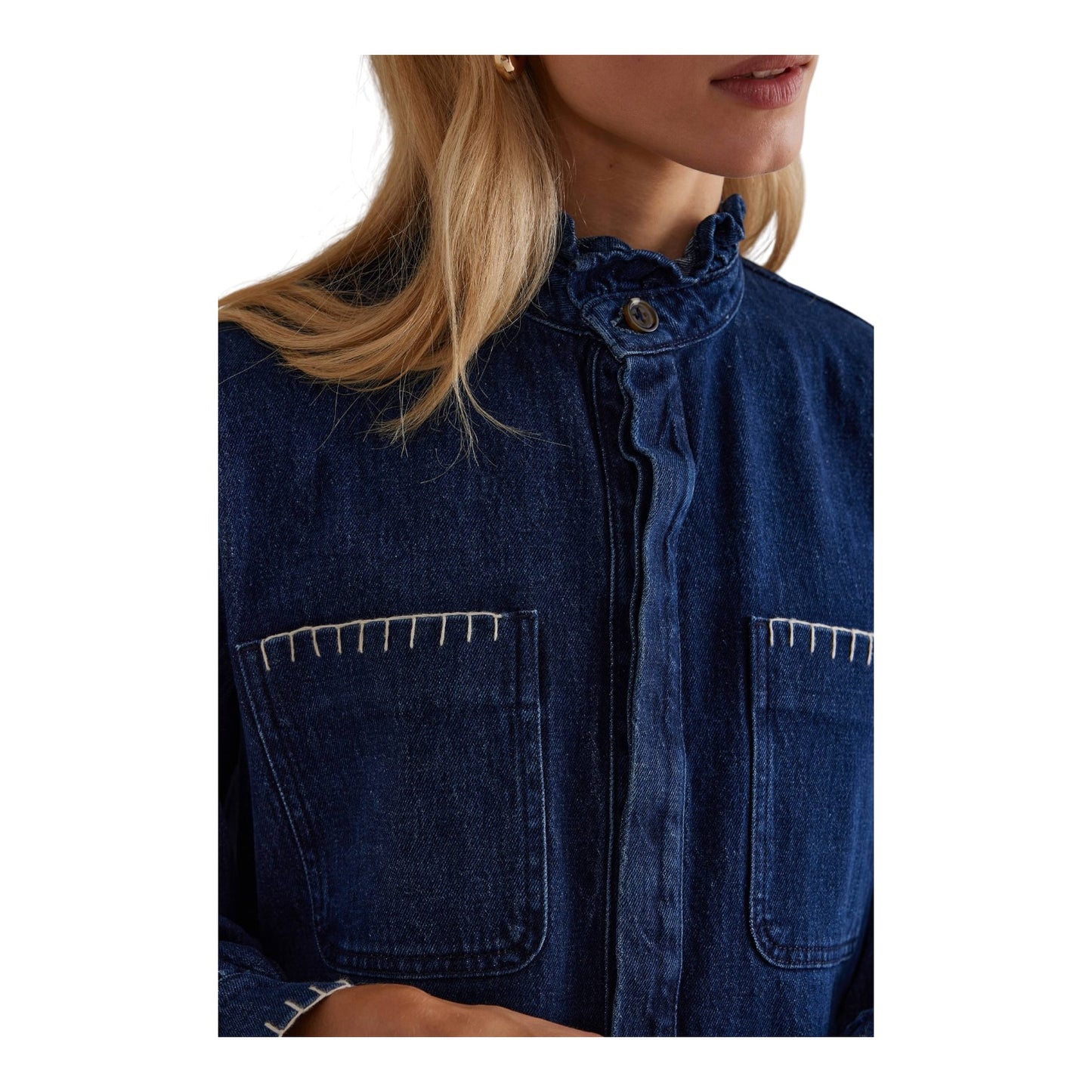 Seventy + Mochi Pablo Denim Trench Coat - 8/10 - NEW