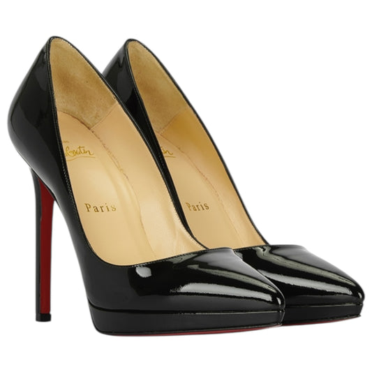Christian Louboutin Black Pigalle Plato 120 - 35/3
