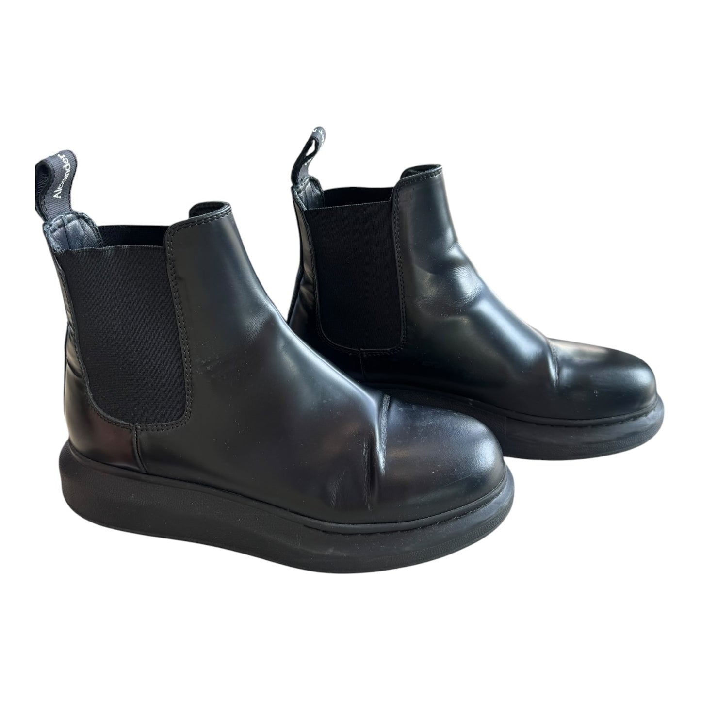 Alexander McQueen Leather Chelsea Boots - 37/4