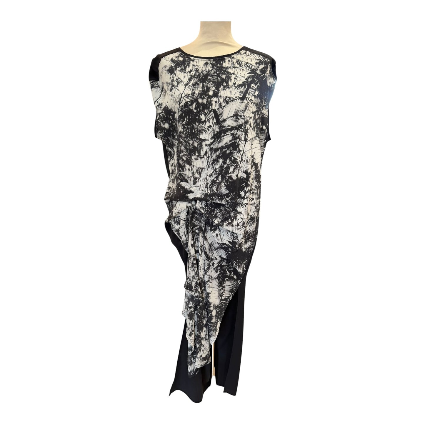 All Saints Riviera Shade Silk Dress - 10