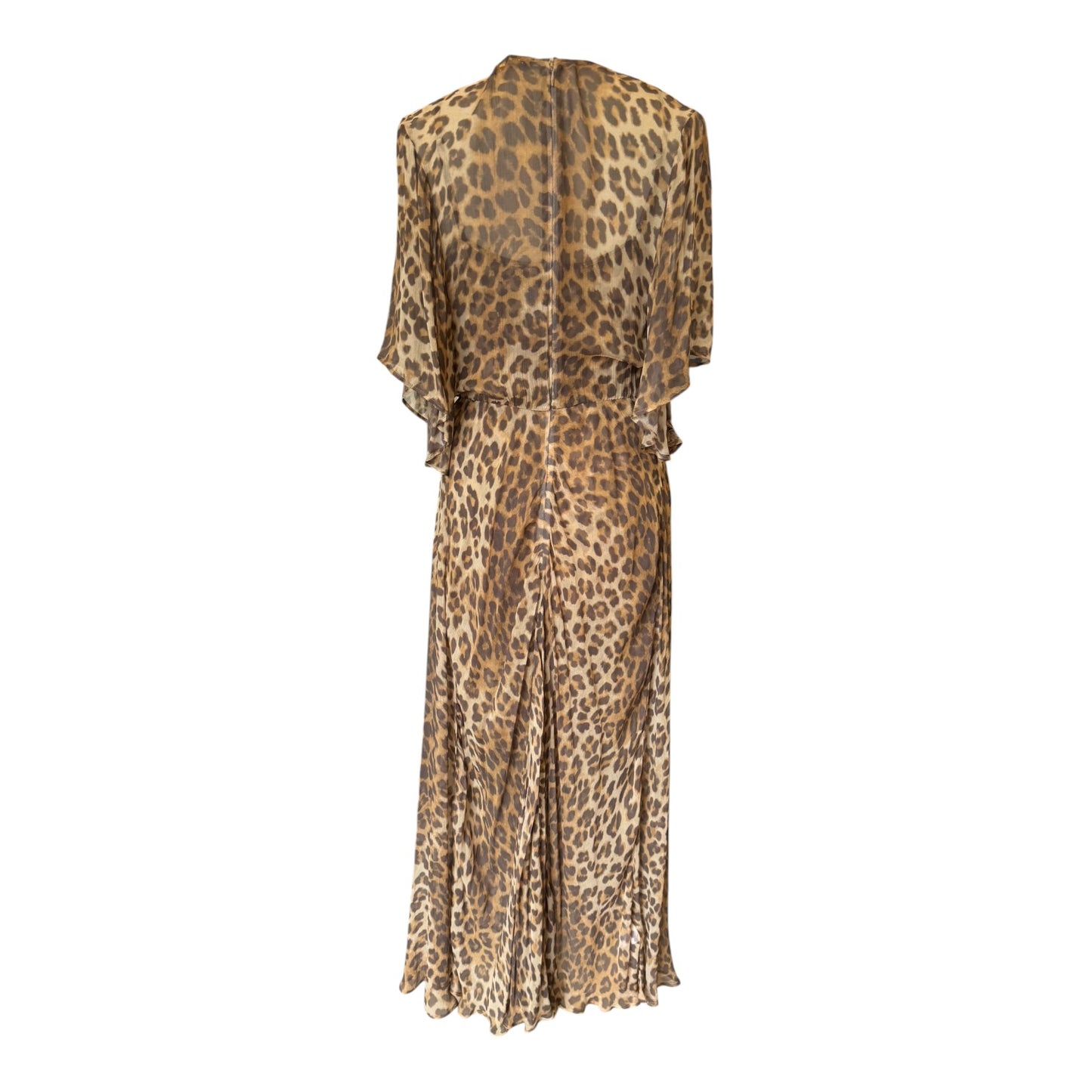 Maje Leopard Print Maxi Dress - 10