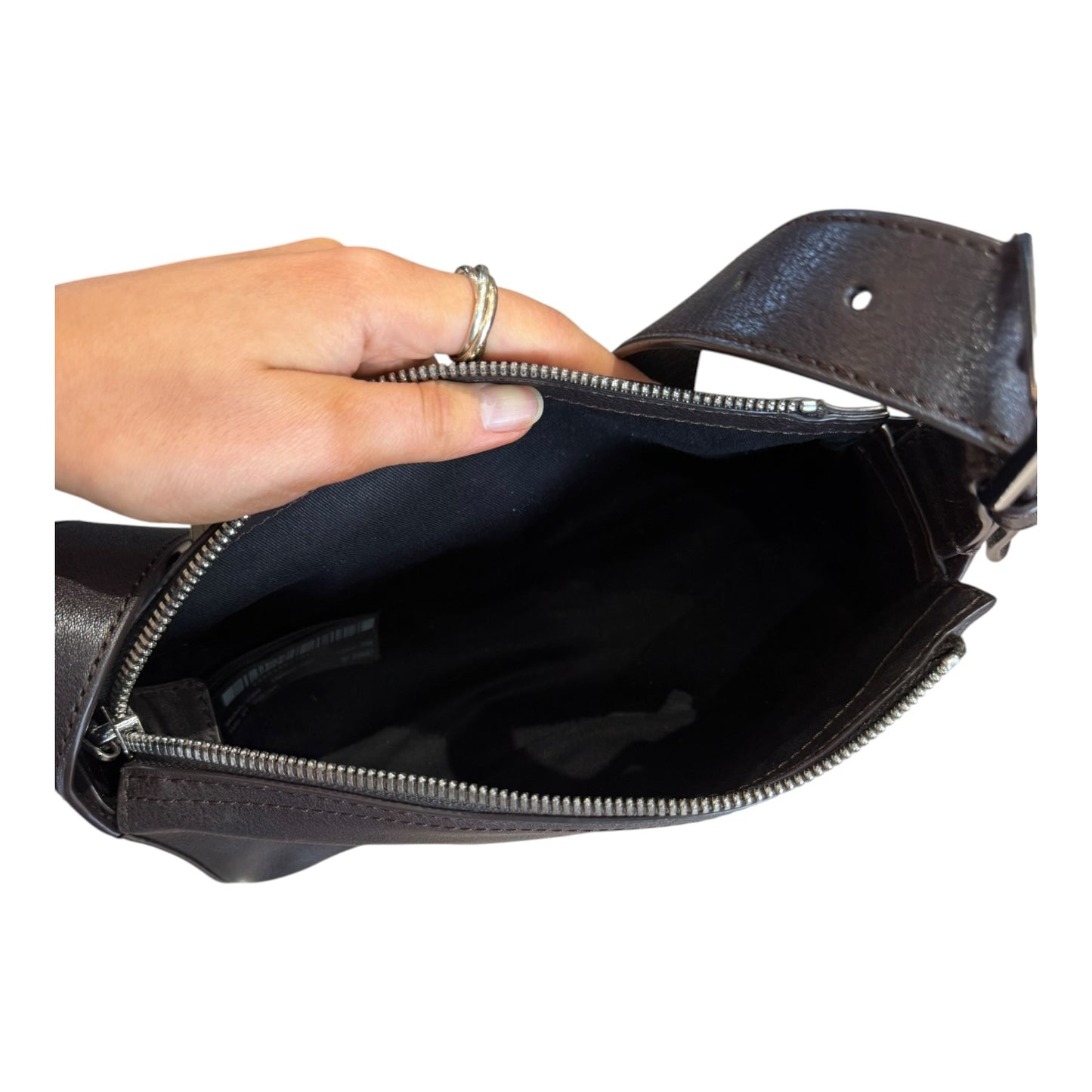 Massimo Dutti Brown Leather Bag