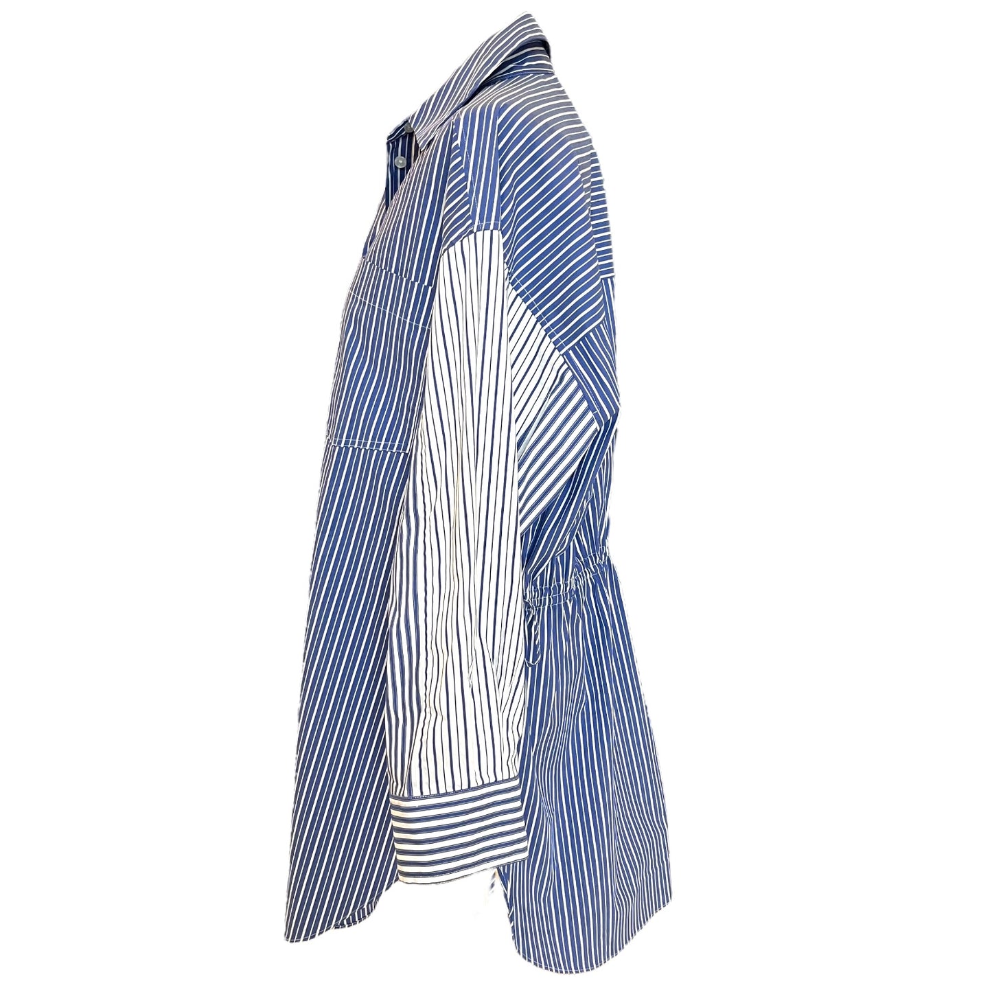 Second Female Blue and White Stripe Shirt - 14/16