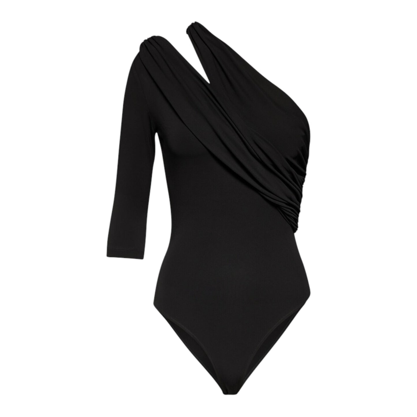 Alexander McQueen Black Crêpe Jersey Bodysuit - 8/10 - NEW