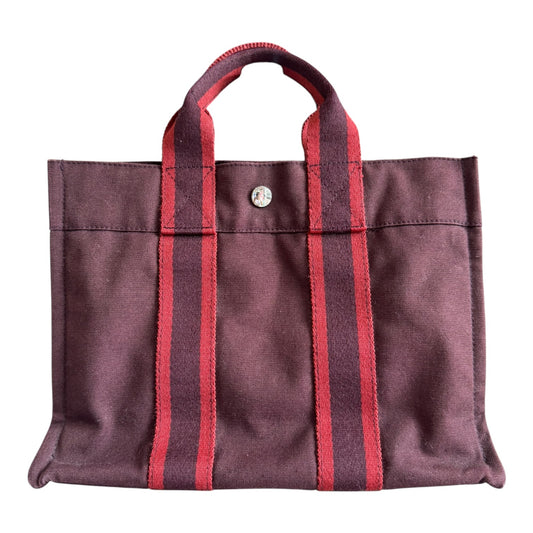 Hermès Fourre Tout PM Cotton Canvas Tote Bag