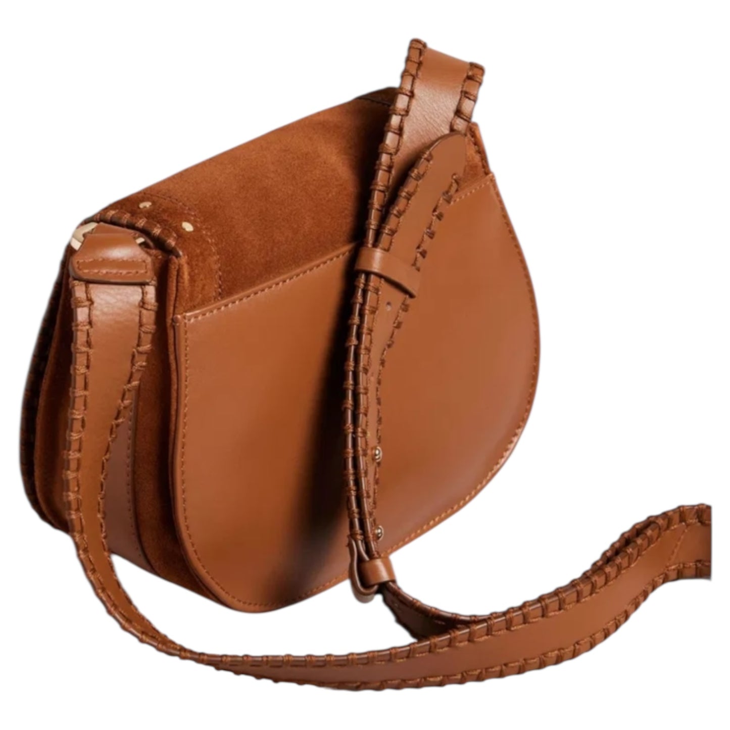 Ted Baker Kalrin Suede Studded Saddle Bag