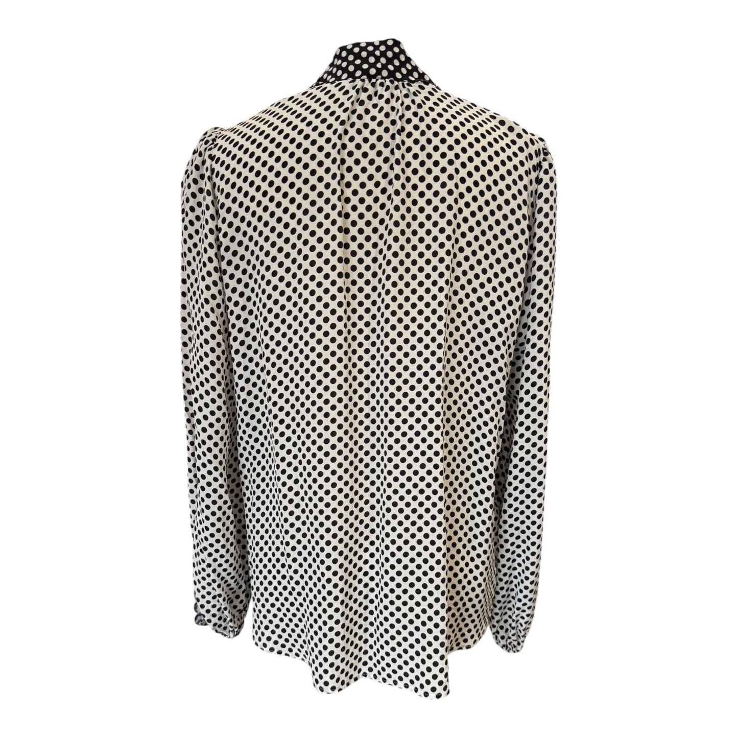 Rixo Polka Dot Silk Blouse - 14