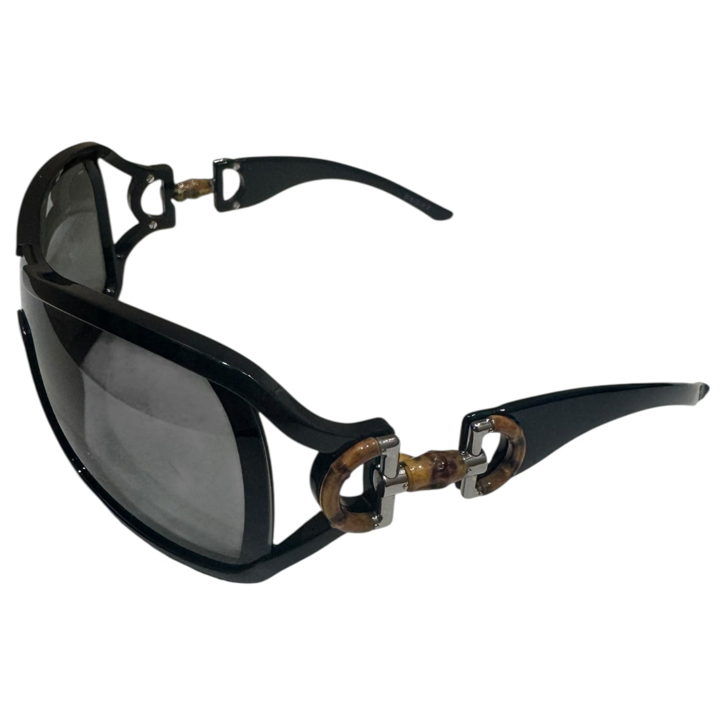 Gucci Black Bamboo Sunglasses