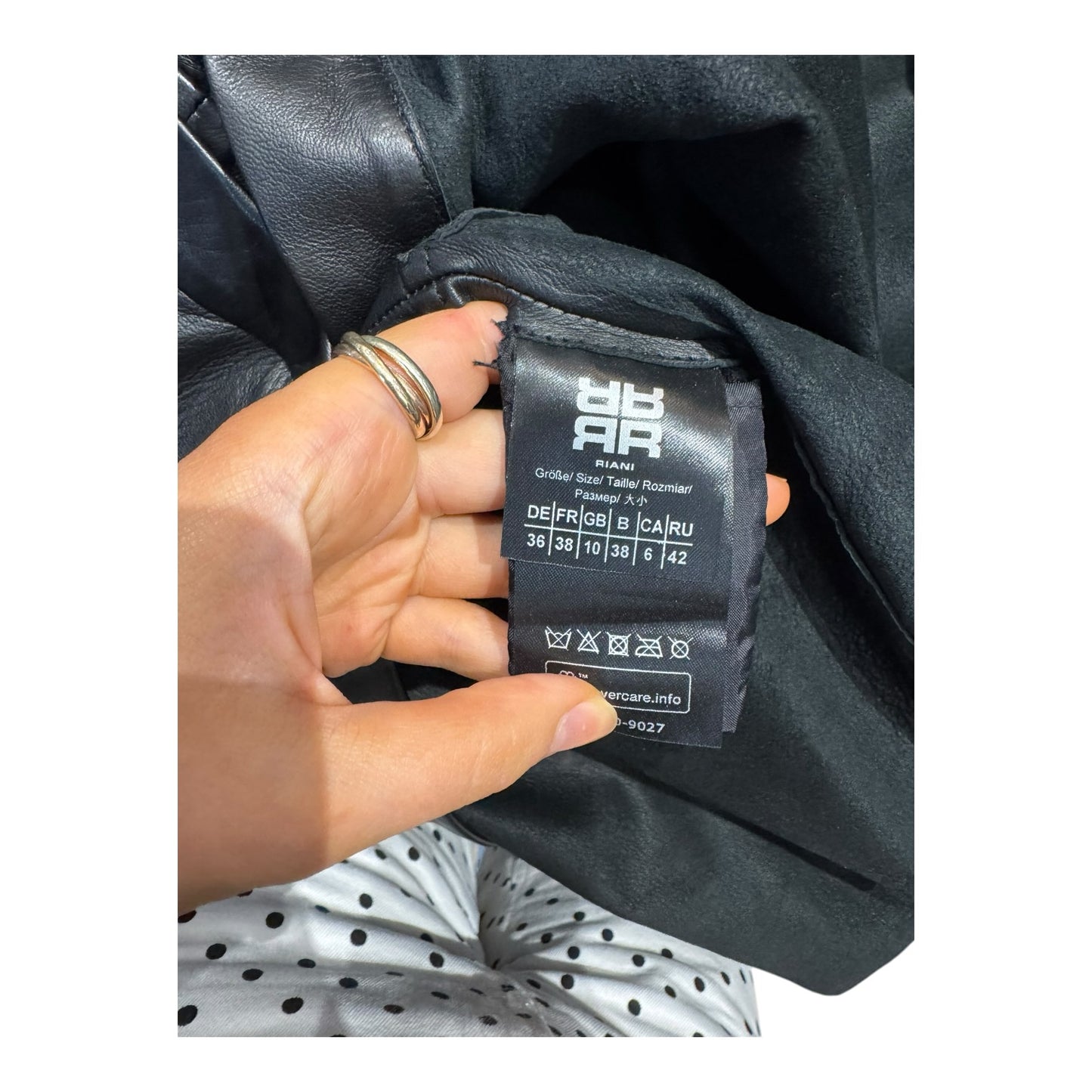 Riani Leather Shirt Dress - 10