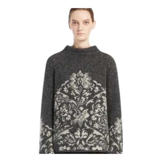 'S Max Mara Grey Patterned Sweater - 14