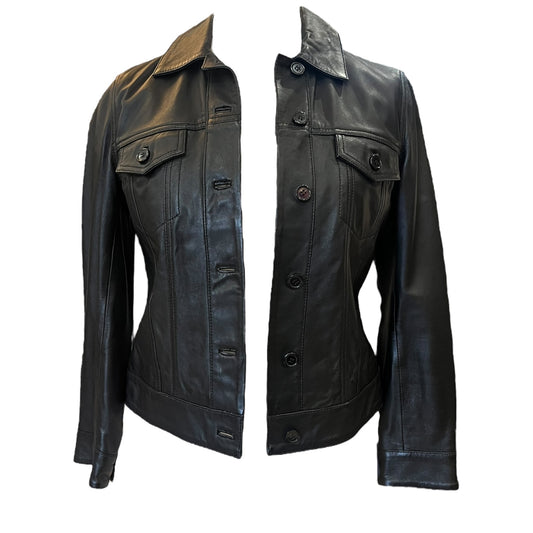 Karen Millen Black Leather Jacket