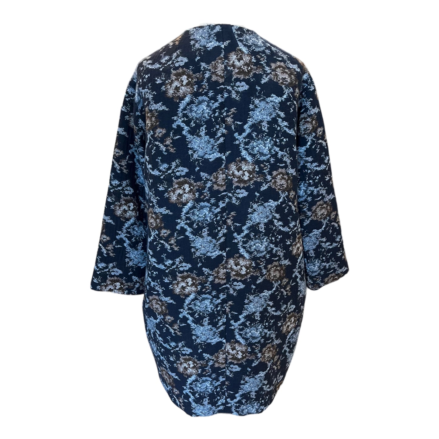 Ottod'Ame Navy and Bronze Floral Coat