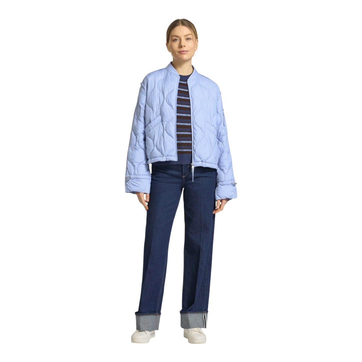 Beaumont Pale Blue Quilted Jacket - 12/14