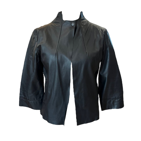 Cigno Nero Black Leather Jacket