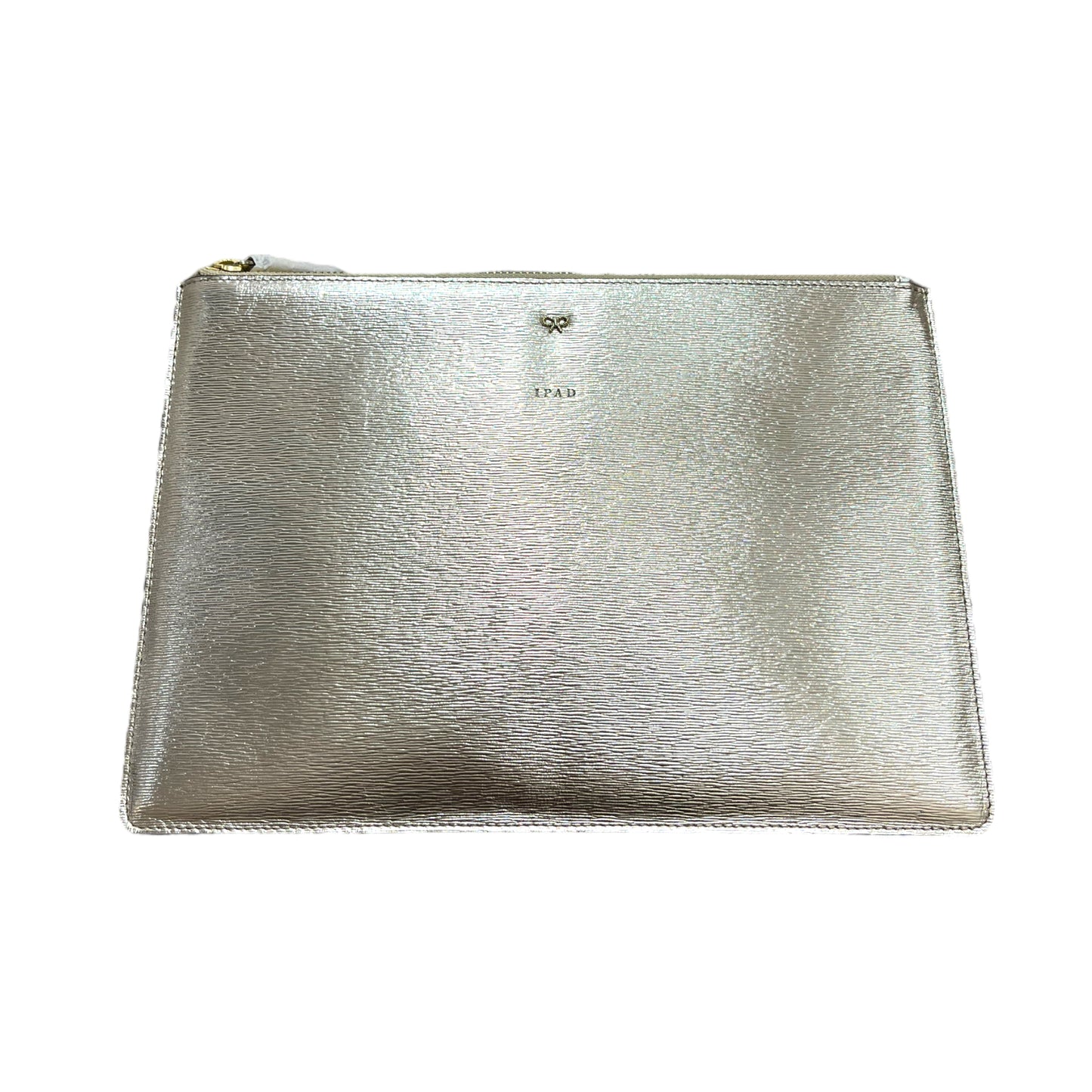 NEW Anya Hindmarch Gold Clutch