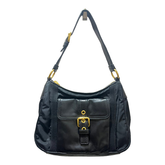 Prada Black Nylon and Leather Bag