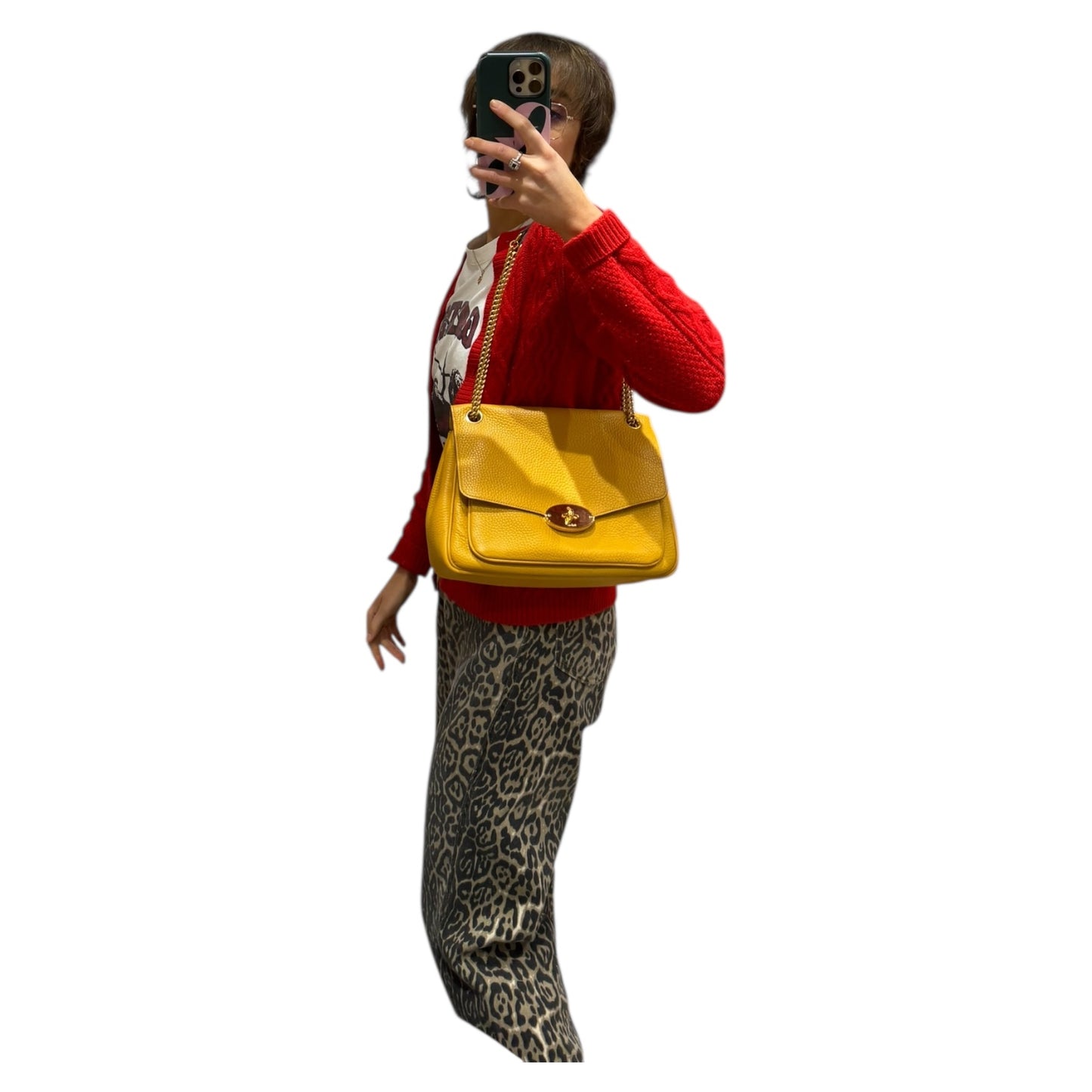 Mulberry Darley Bag in Deep Amber