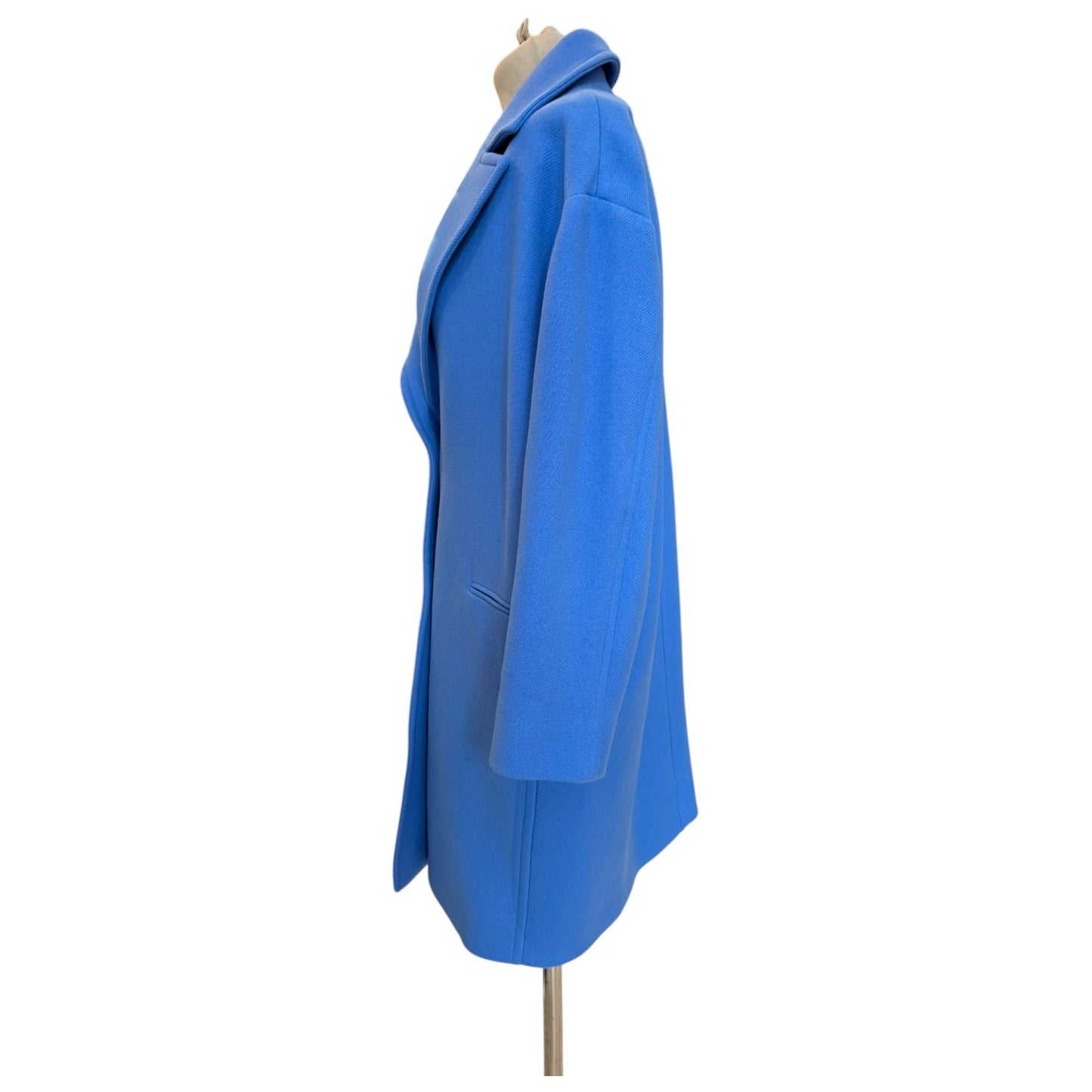 Massimo Dutti Cornflower Blue Coat - 8