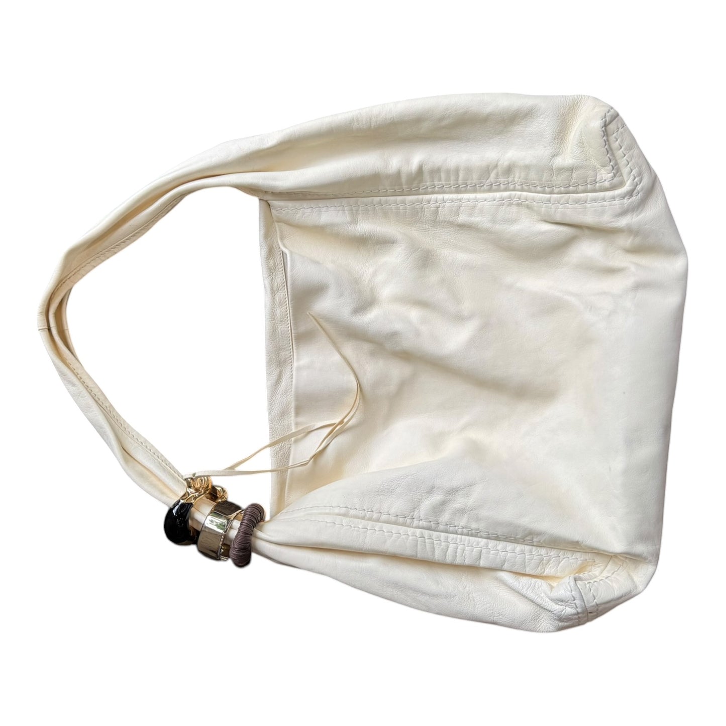 Jimmy Choo Cream Hobo Bag