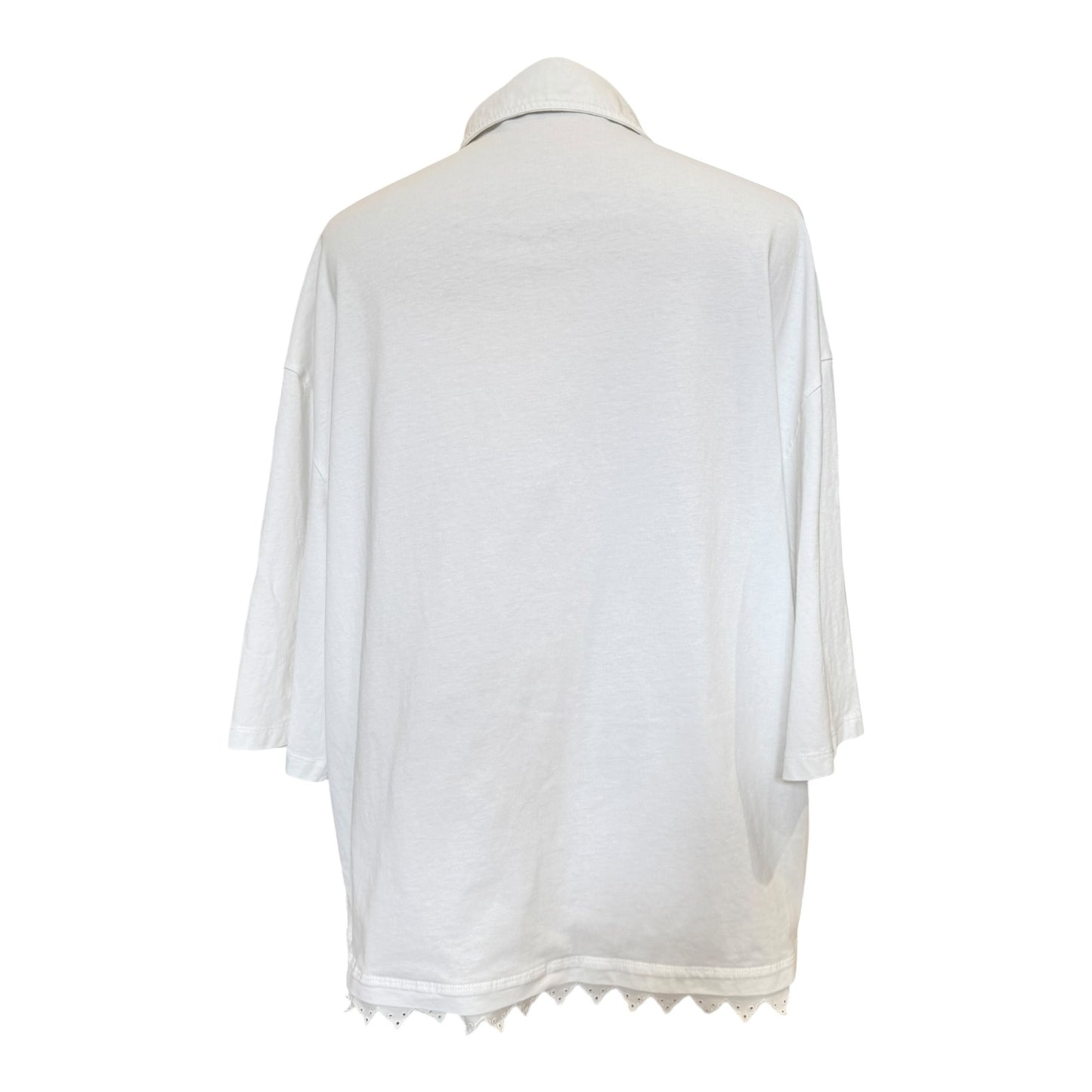 Loewe White Logo Embroidered Polo Shirt - 12