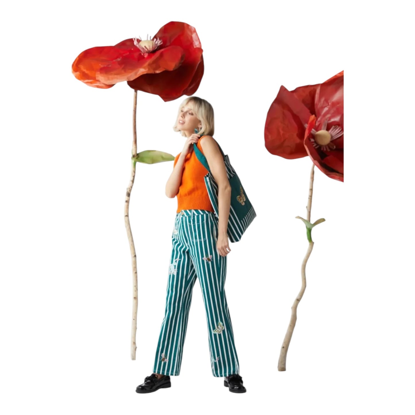 Gorman Green Stripe Garden Variety Jean - 16