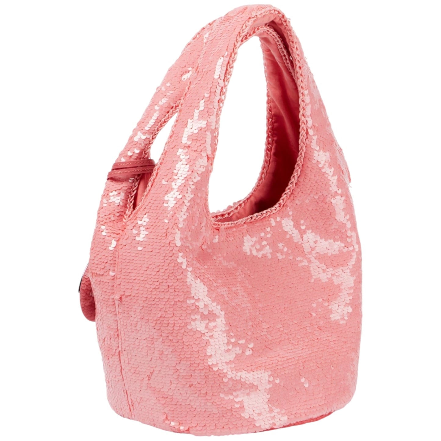 JW Anderson Pink Mini Sequined Tote Bag