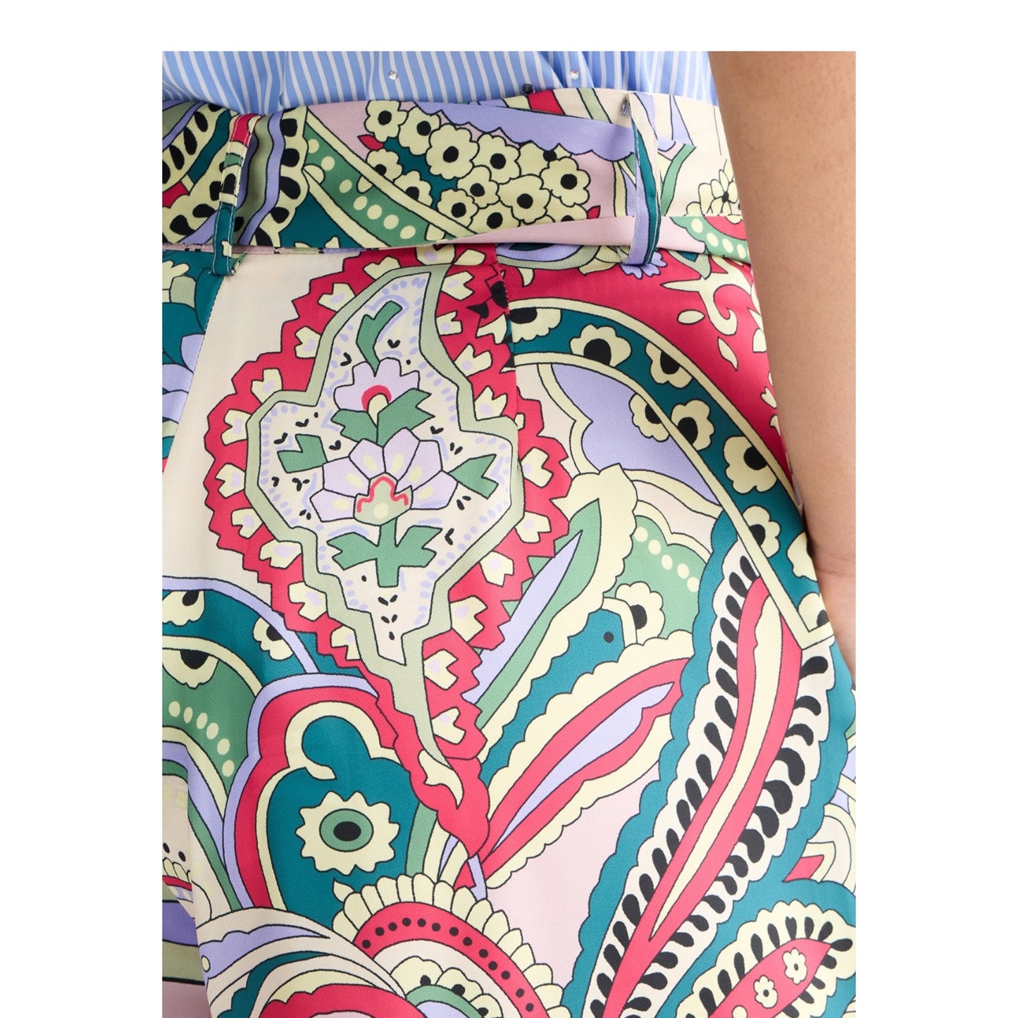 Liu Jo Printed Wide Leg Trousers - 6/8