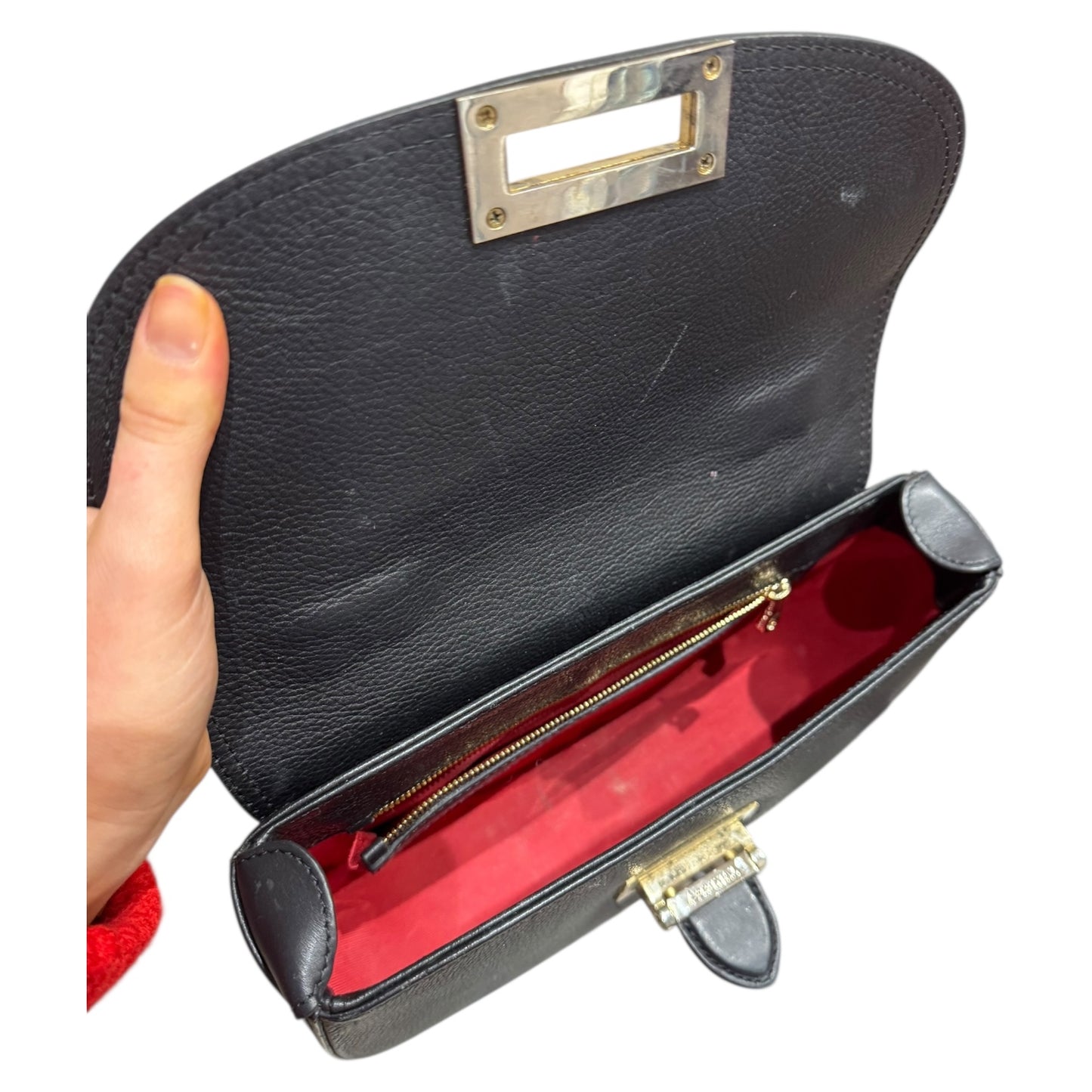 Aspinal Black Cross Body Bag