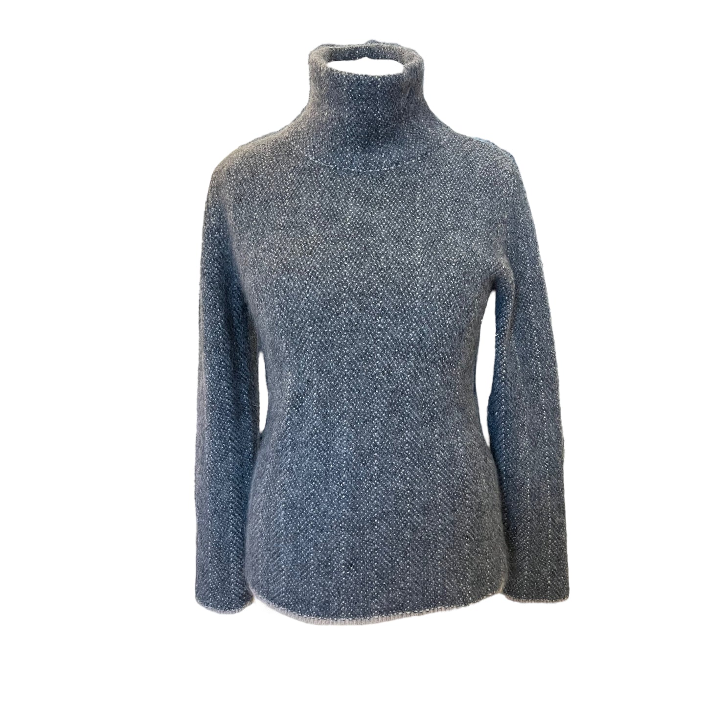 Sportmax Grey Funnel Neck Jumper