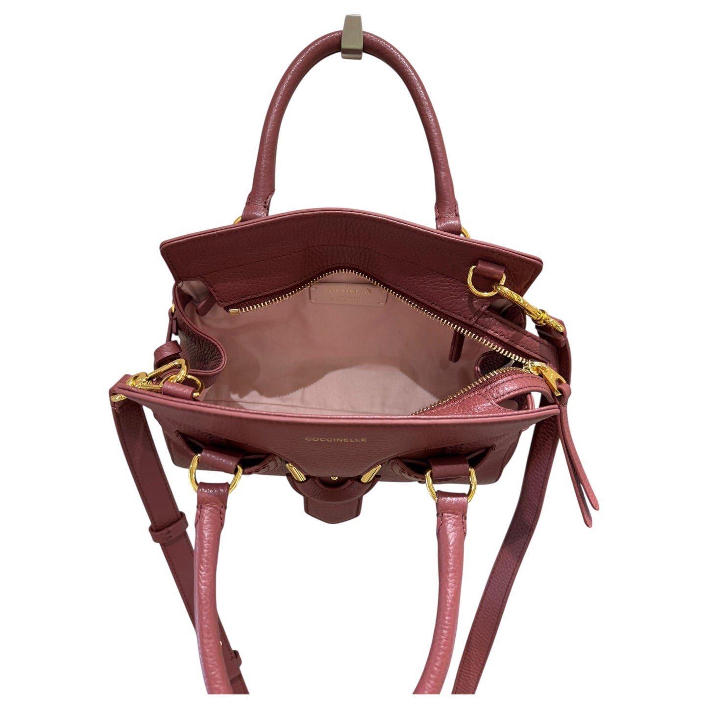 Coccinelle Dusky Pink Hang Bag - NEW