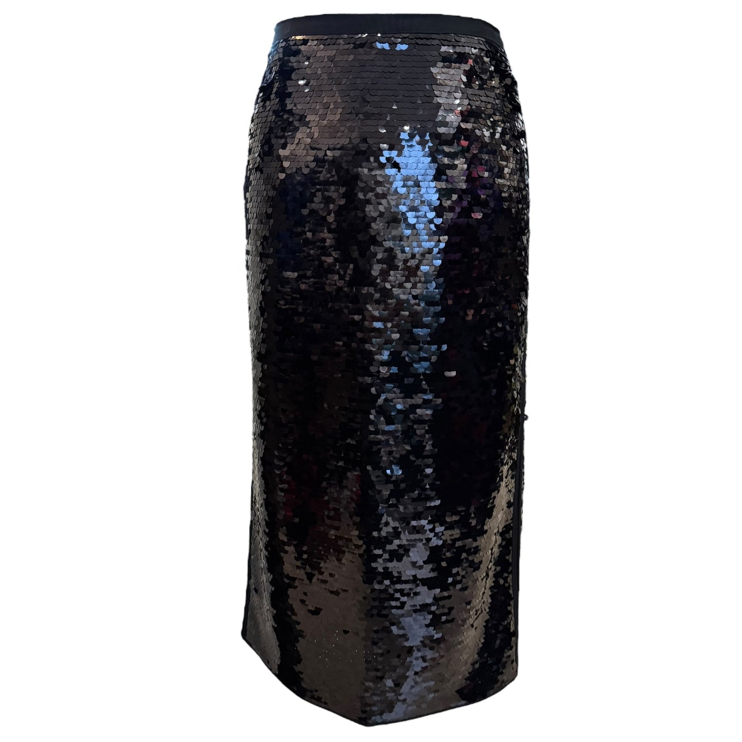 Weekend Max Mara Black Sequin Skirt - 12 - NEW