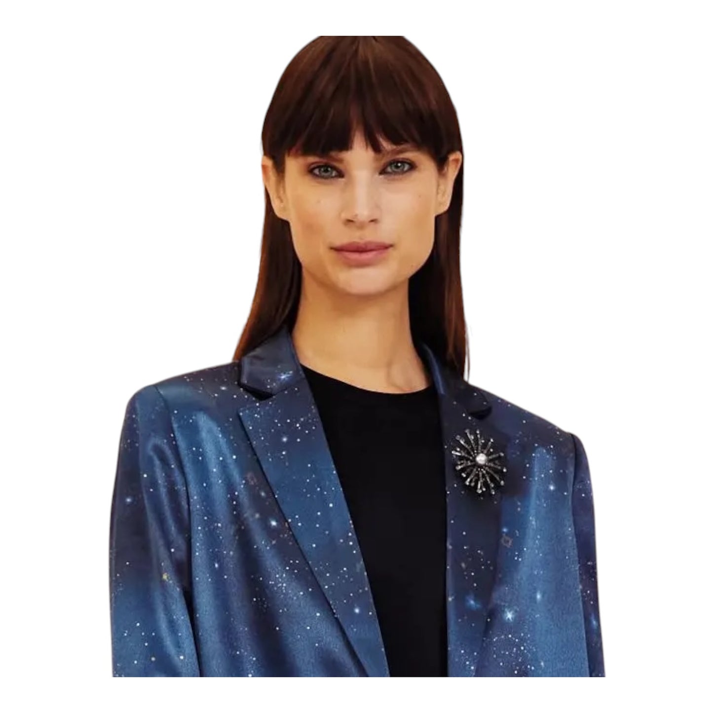 Marc Cain Detachable Feather Constellation Blazer - 12
