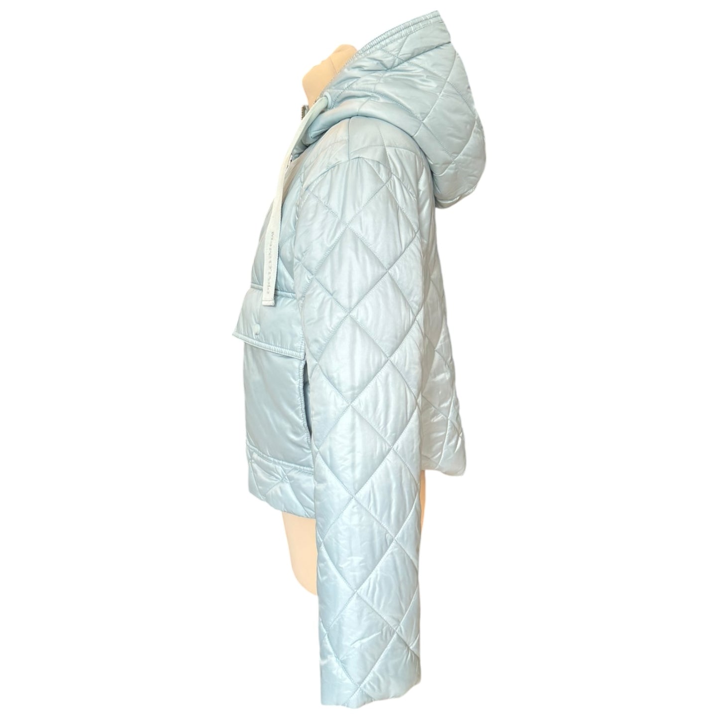 Marc O'Polo Light Blue Crop Puffer Jacket - 10/12