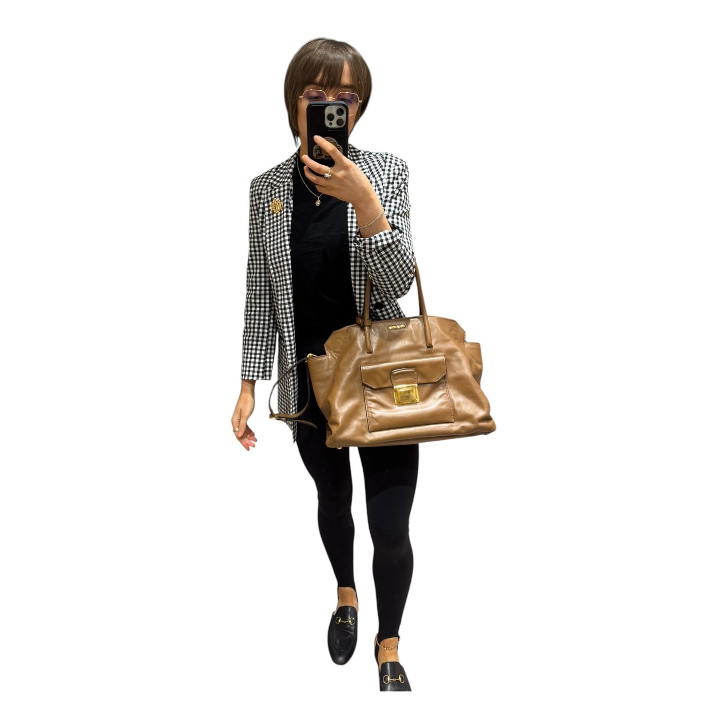 Miu Miu Vitello Tote Shopper