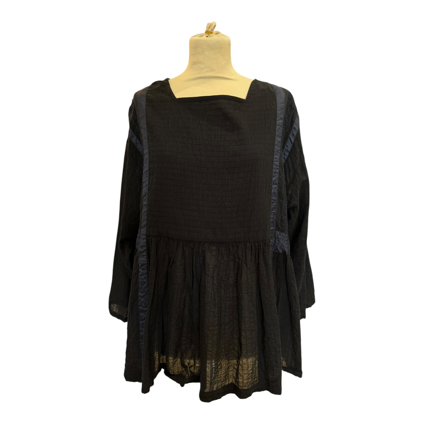 Runaway Bicycle Black and Blue Top - 12