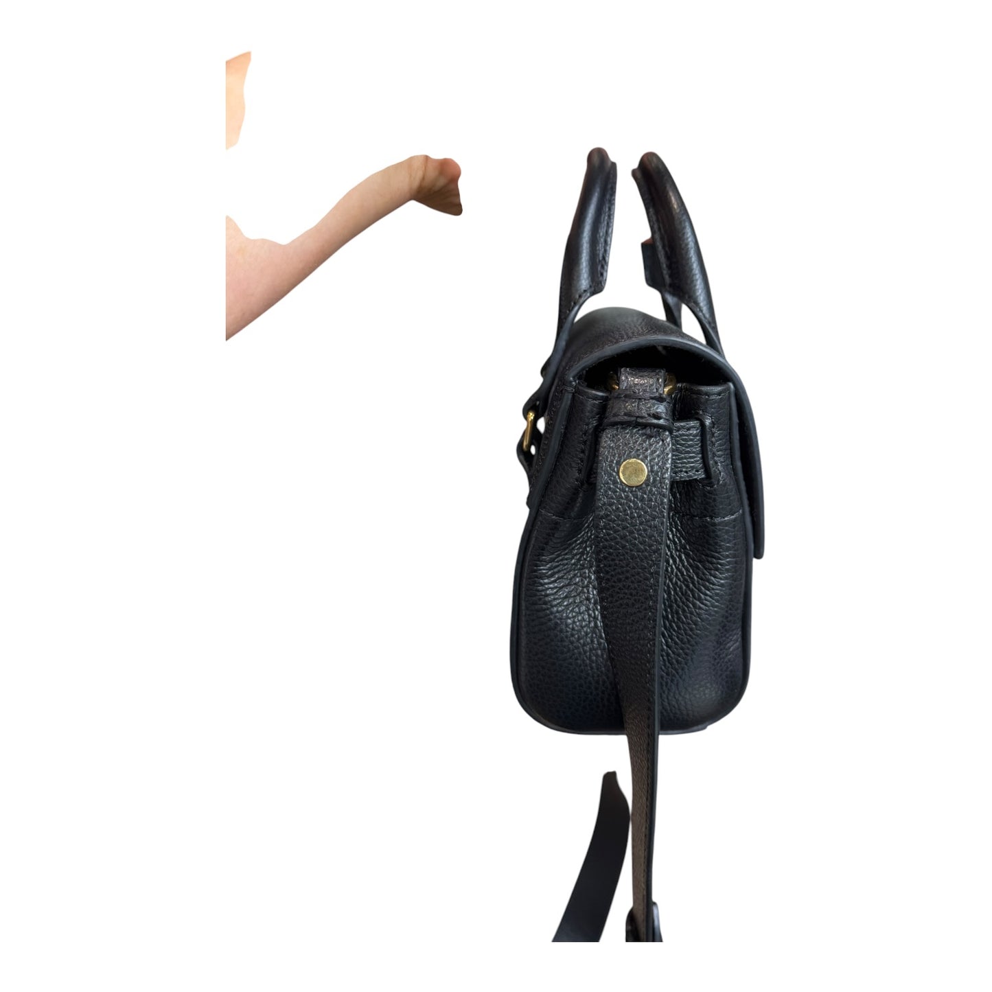 Mulberry Mini Bayswater Black Small Classic Grain