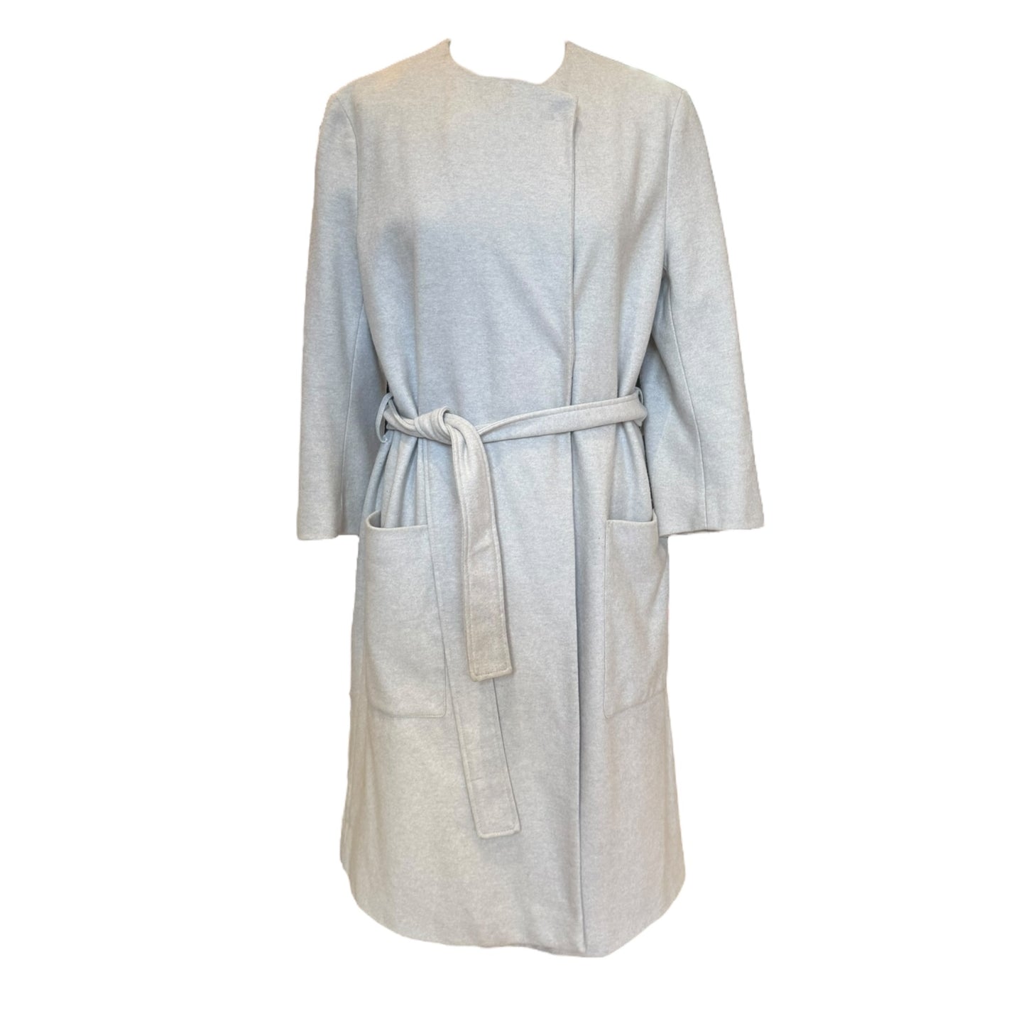 Filippa K Grey Belted Coat - 10/12