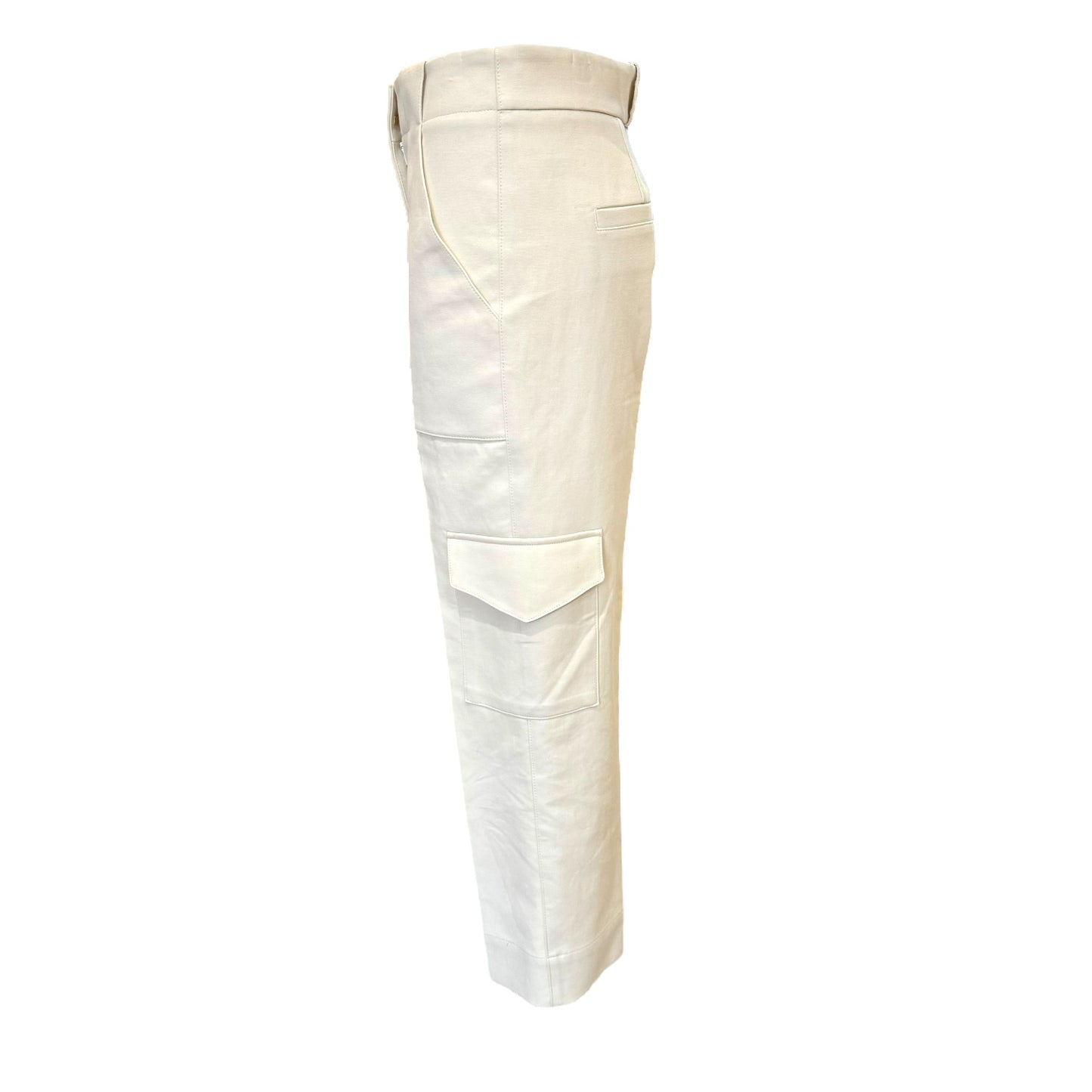 Me + Em Cream Cargo Trousers - 8