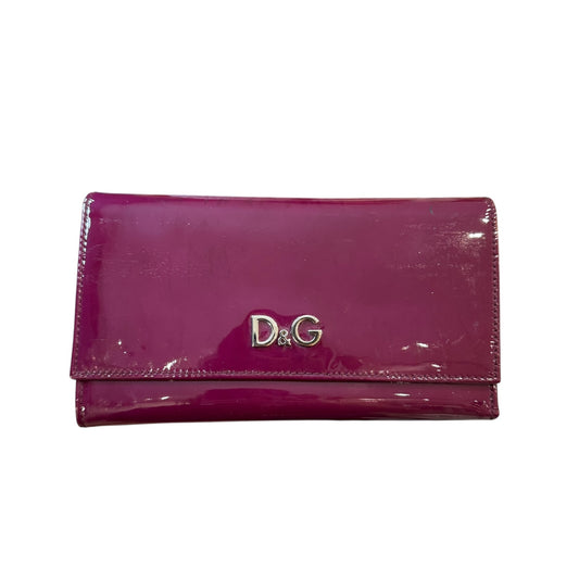 Dolce and Gabbana Patent Leather Wallet Purse