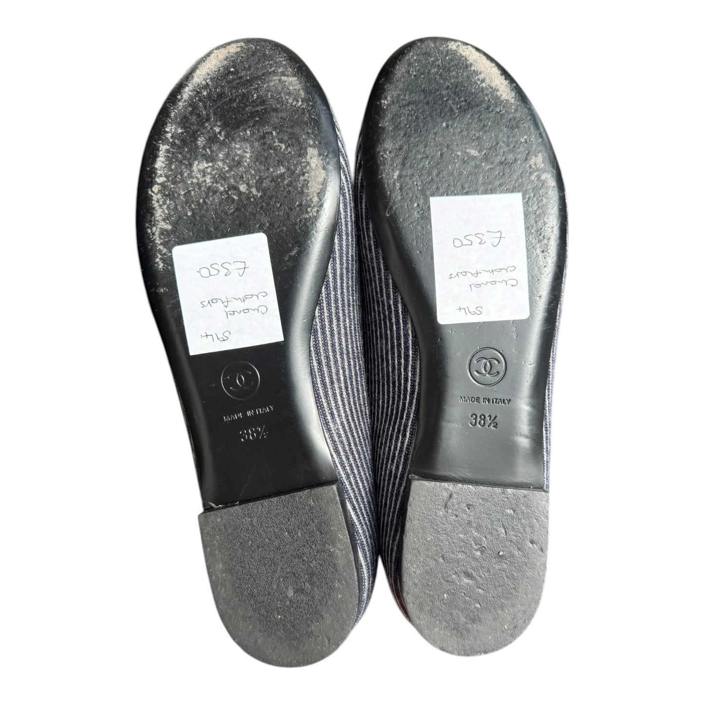 Chanel Navy Loafers - 38.5 / 5.5